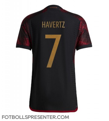 Tyskland Kai Havertz #7 Borta Matchtröja VM 2022 Kortärmad